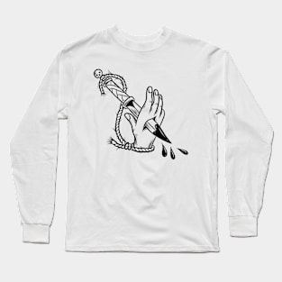 No hand Long Sleeve T-Shirt